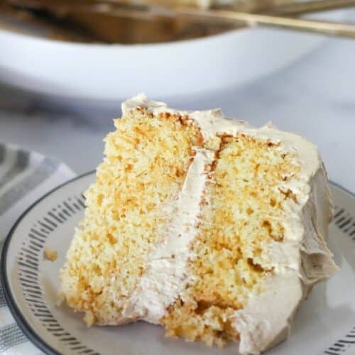 Almond Butterscotch Cake | Dough-Eyed