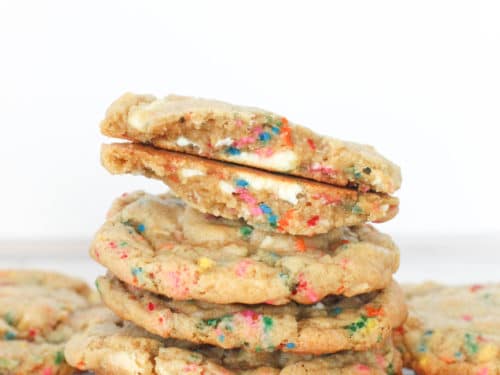 Birthday Cake Chocolate Chip Cookies | Cookies and Cups