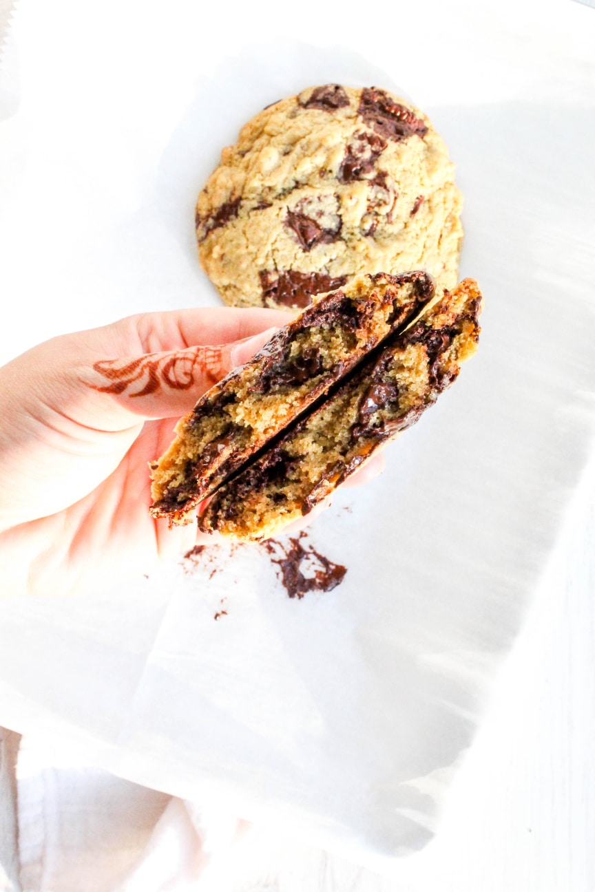 Two Chocolate Chip Cookies