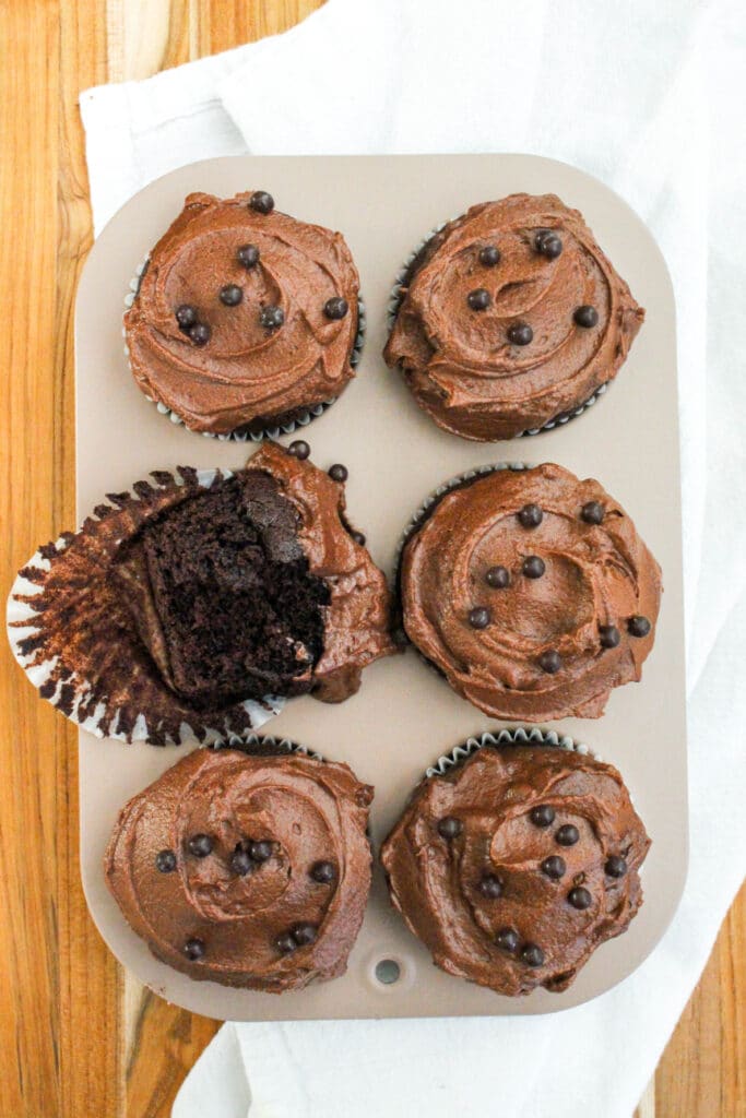 Small-Batch Chocolate Cupcakes