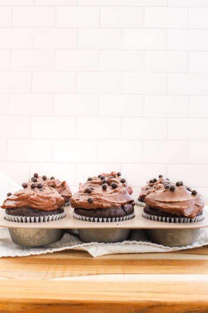 Small-Batch Chocolate Cupcakes