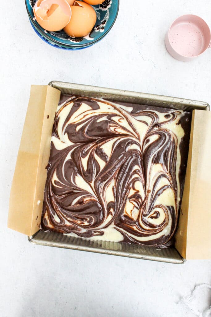 How to make Cheesecake Brownies