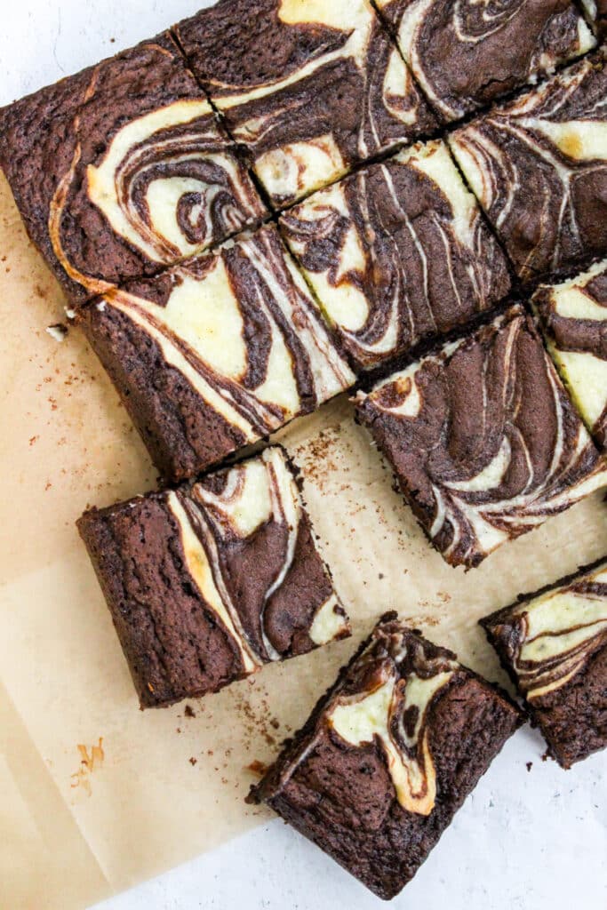 Chewy Cheesecake Brownies