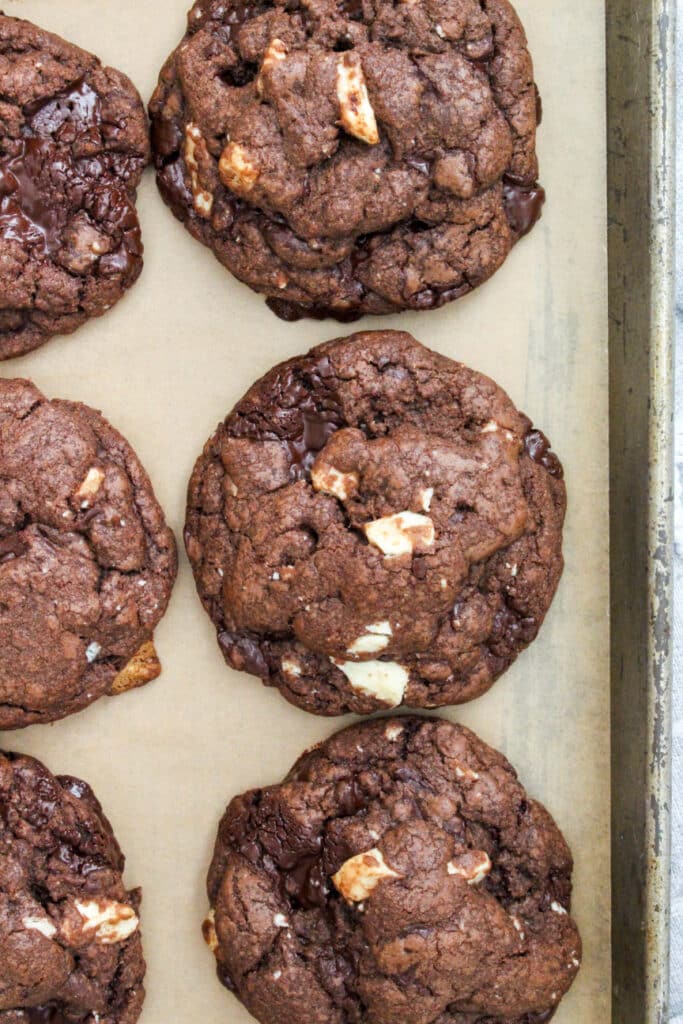 High Altitude Giant Chocolate Cookies