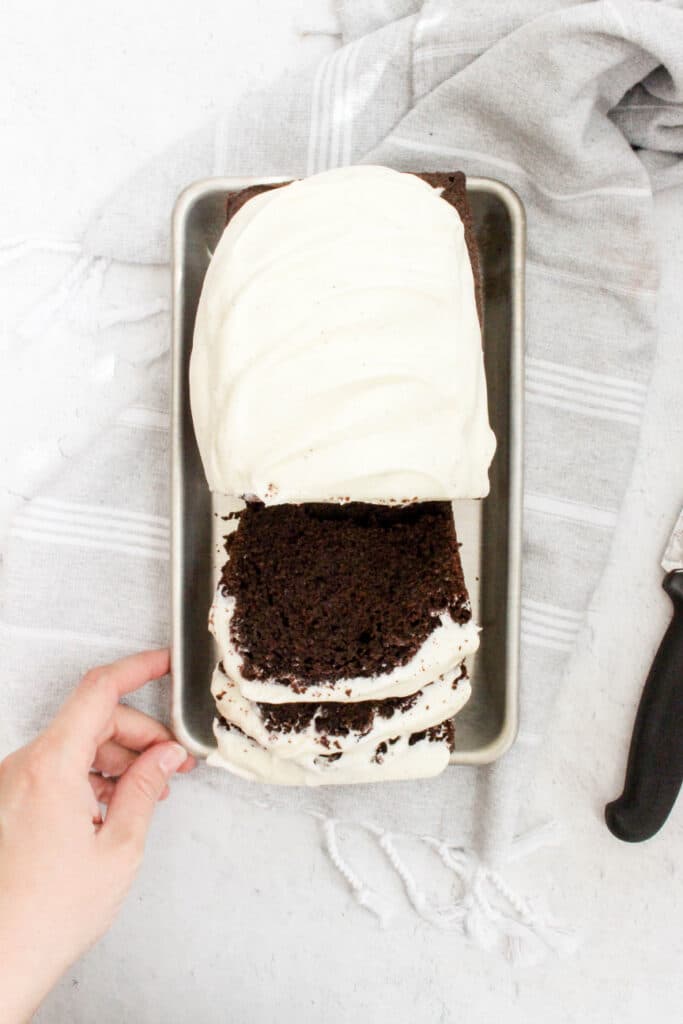 High Altitude Chocolate Loaf Cake