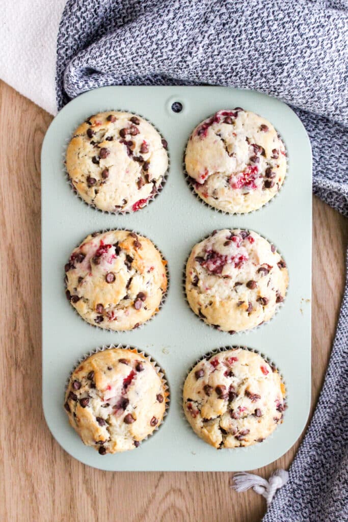 Perfect Chocolate Raspberry Muffins