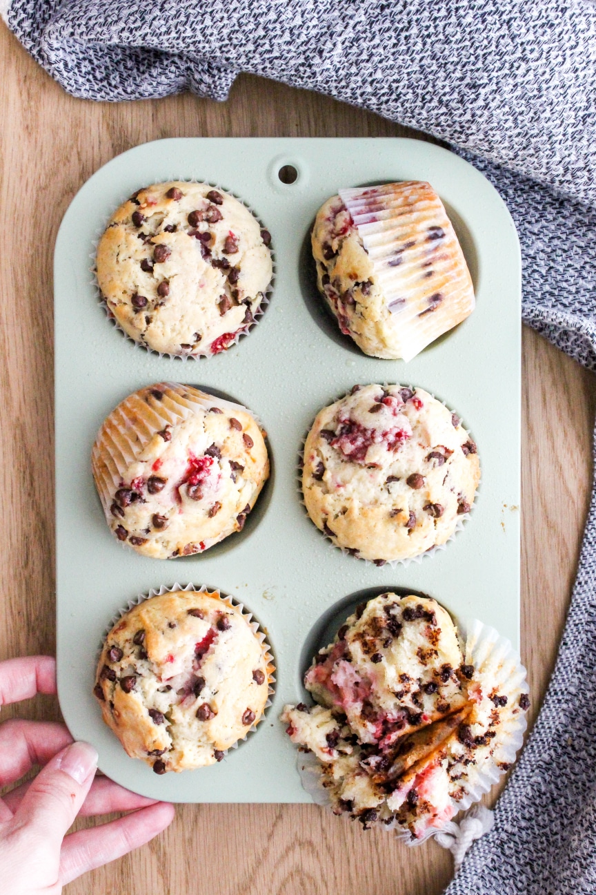 Chocolate Raspberry Muffins
