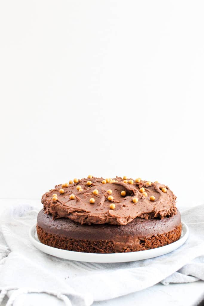 The Best Single Layer Chocolate Cake