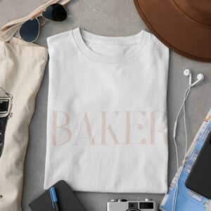 Baker T-Shirt in White-2