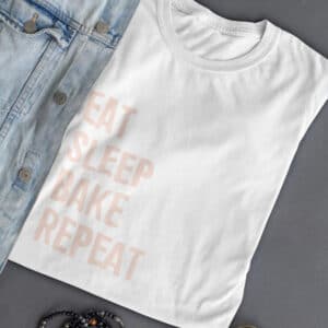 Eat Sleep Bake Repeat T-Shirt
