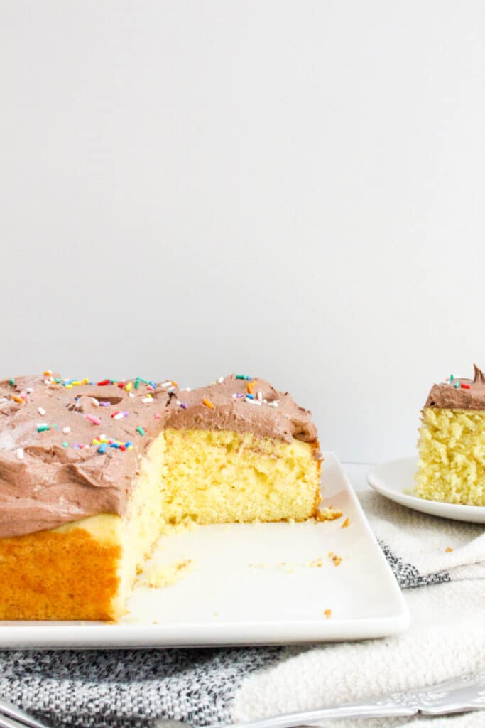 High Altitude Yellow Sheet Cake Recipe