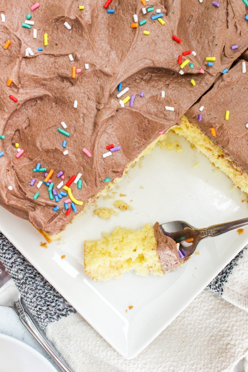 Fluffy Yellow Cake Recipe