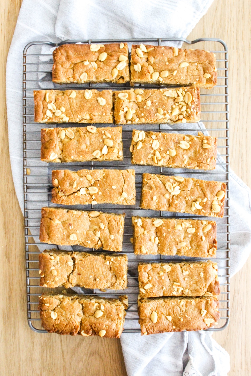 Perfect  Peanut Butter Cookie Bars