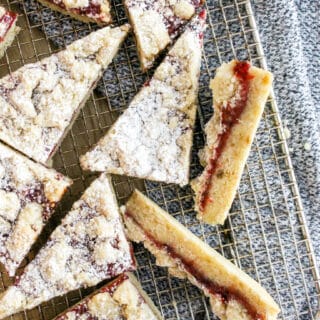 Jam Shortbread Bars