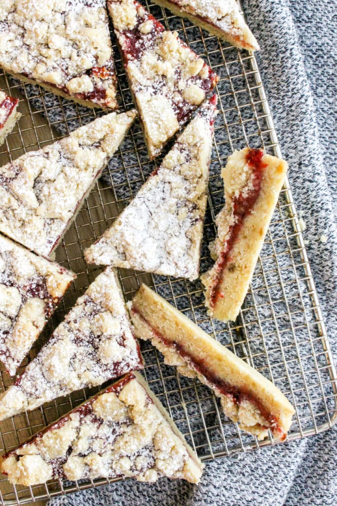 Jam Shortbread Bars