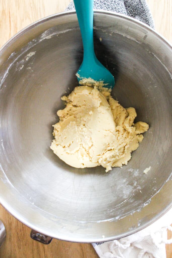Mini Snickerdoodle Cookie Dough in bowl