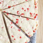 Peppermint Shortbread Cookies