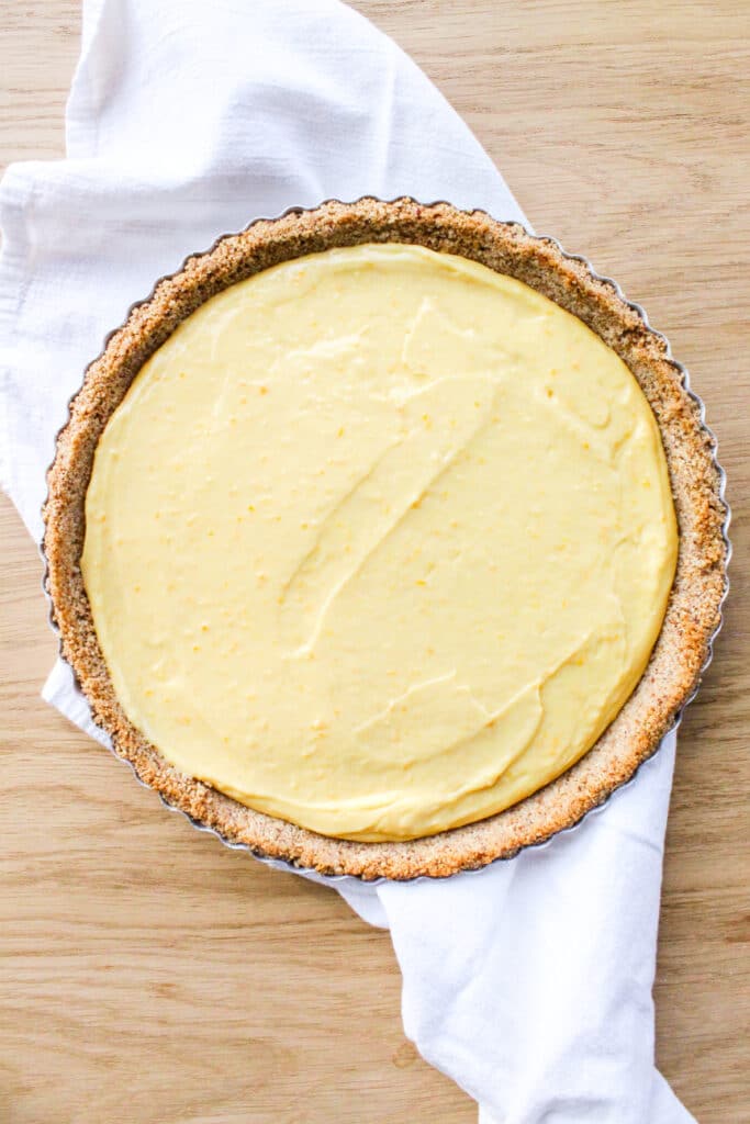 Citrus Tart Filling in the crust