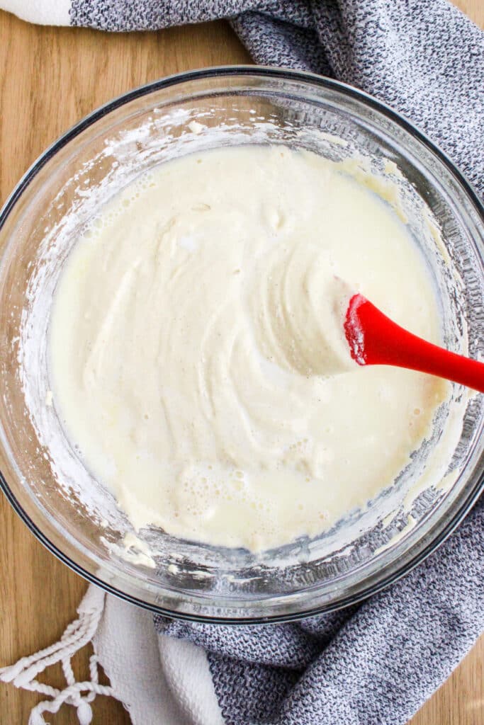 Hot Milk Sponge Cake Batter