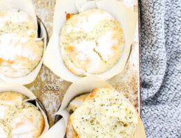 Easy Small batch Almond Poppyseed Muffins