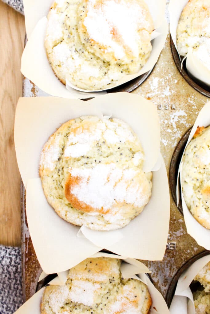 Small-Batch Almond Poppyseed Muffins