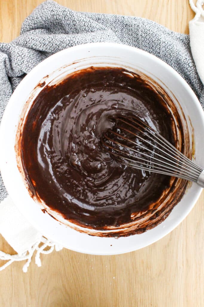 Peanut Butter Chocolate Cake Batter