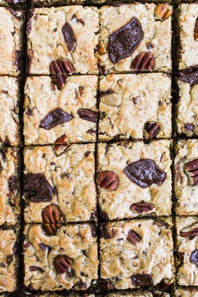 Sliced Chewy Brownies
