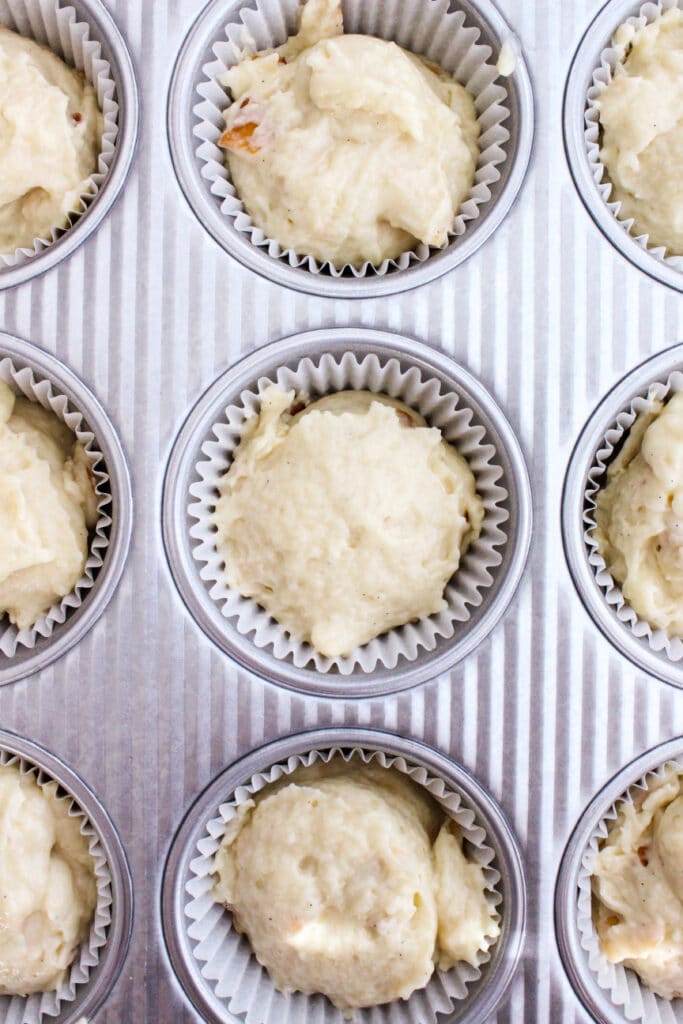Coconut Cupcakes before baking
