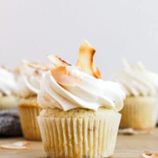 High-Altitude Coconut Cupcakes