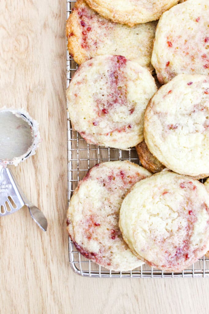 The best lemon raspberry cookies