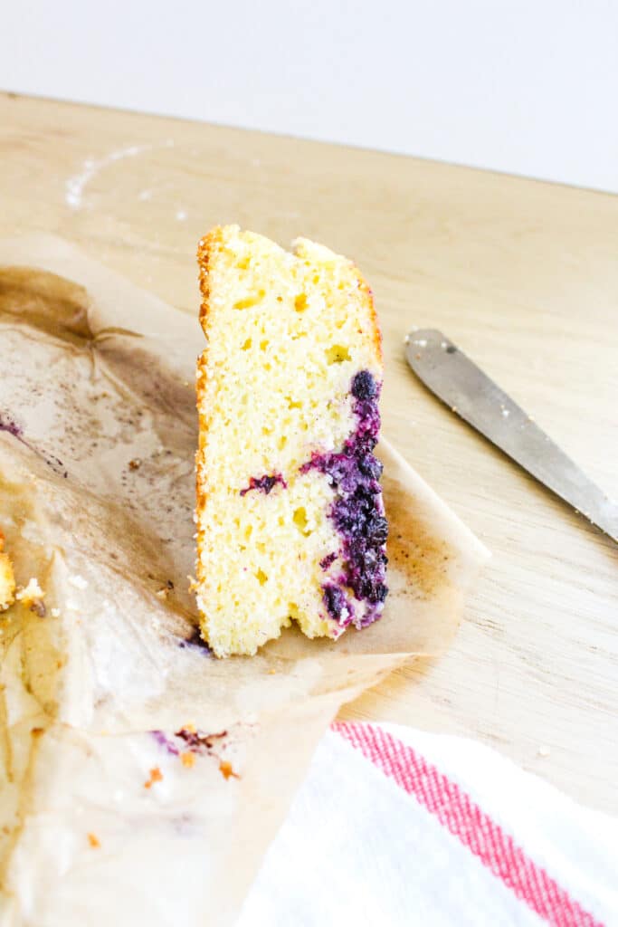 Easy Blueberry Cornmeal Cake Recipe