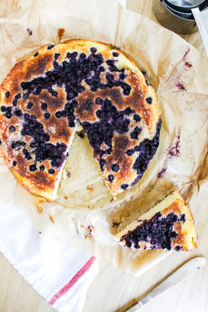 Blueberry Cornmeal Cake Recipe