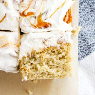 Fluffy Salted Caramel Cake