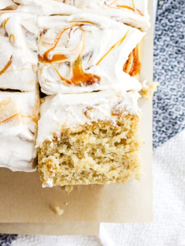 Fluffy Salted Caramel Cake