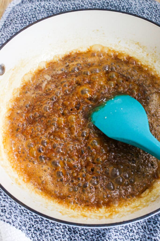 Adding heavy cream to Caramel Sauce