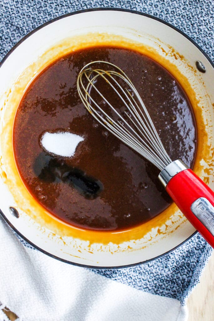 Adding salt and vanilla to Caramel Sauce